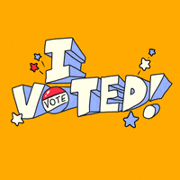 A gif that reads I Voted