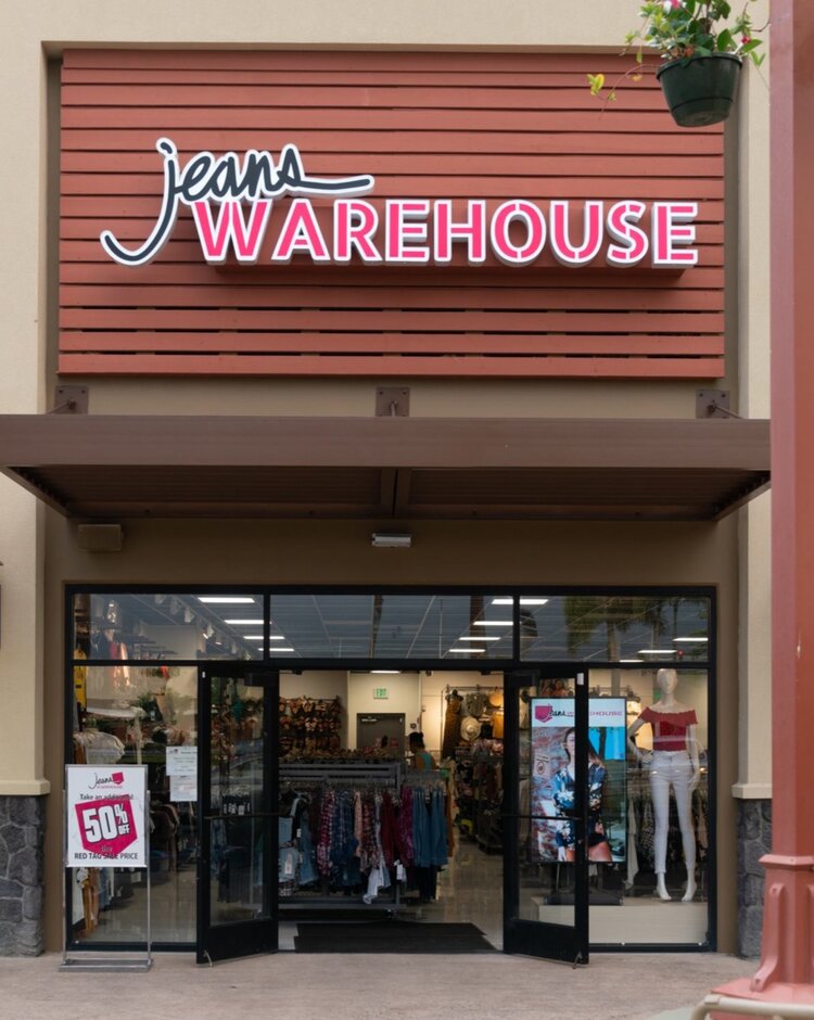 jeans warehouse kona commons